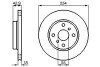 Диск гальмівний TOYOTA Paseo,Sera 1,5 88-99 BOSCH 0986478585 (фото 1)