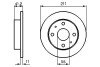 Диск гальм. передн. DAIHATSU CUORE BOSCH 0986479119 (фото 1)