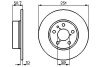 Диск гальмівний (задній) Fiat Bravo/Stilo 01-14 (251.2x10) BOSCH 0 986 479 B31 (фото 5)