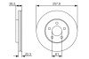 CHRYSLER гальмівний диск передн.Neon 94- BOSCH 0986479R56 (фото 1)