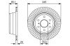 Диск гальм. задн. CADILAC ESCALLADE 06- BOSCH 0986479W32 (фото 1)