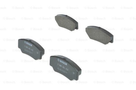 Комплект гальмівних колодок BOSCH 0986491410