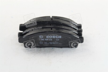 Гальмівні колодки дискові BOSCH 0986494268