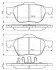 Комплект гальмівних колодок BOSCH 0986494485 (фото 1)
