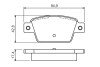 Колодки гальмівні (задні) Fiat Bravo II 07-14/Stilo 01-08/Linea 07-/Multipla 99-10/Lancia Delta 08- BOSCH 0986494536 (фото 7)