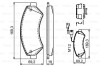 Комплект гальмівних колодок BOSCH 0986494580 (фото 8)