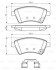Комплект гальмівних колодок BOSCH 0986494584 (фото 8)