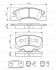 Комплект гальмівних колодок BOSCH 0986494610 (фото 8)