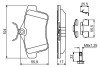 PEUGEOT гальмівні колодки задн.3008 09-,Citroen C4,DS4 BOSCH 0986494640 (фото 7)