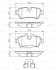 Комплект гальмівних колодок BOSCH 0986494645 (фото 8)
