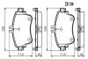 Колодки гальмівні дискові BOSCH 0 986 494 663 (фото 2)