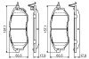 Колодки гальмівні (передні) Subaru Forester 08-/Legacy IV/V 03-14/Outback 03-/Impreza 12- BOSCH 0986494679 (фото 7)