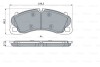 Комплект гальмівних колодок BOSCH 0986494788 (фото 7)