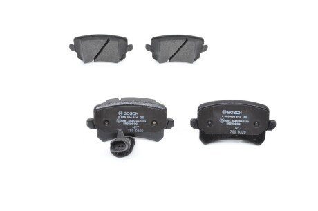 Комплект гальмівних колодок BOSCH 0986494814
