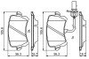 Комплект гальмівних колодок BOSCH 0986494814 (фото 7)