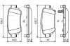 Гальмівні колодки дискові BOSCH 0986494816 (фото 7)