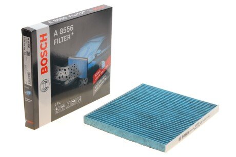 A8556 FILTER+ Фільтр салону вугільний KIA Sportage New, Rio Hyundai Tucson 04- BOSCH 0986628556