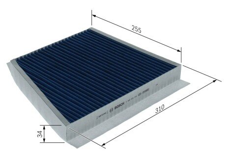 A8649 FILTER+ pro Фільтр повітр. салону (вугілля) (антиалергенний) DB W211 02- BOSCH 0986628649