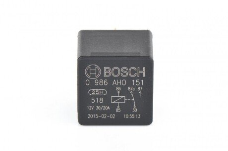 Мікро реле 5конт. (універс.) 30/20А BOSCH 0986AH0151