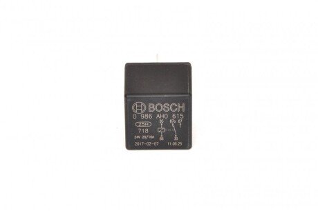 Реле поворотів (24V) Man/MB/Scania (5 контактів) = 0 332 204 202 BOSCH 0986AH0615