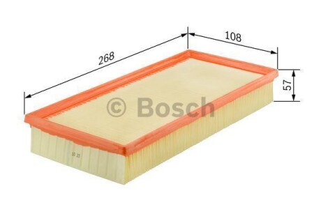 Фільтр повітряний BOSCH 1457433736