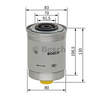 Фільтр паливний BOSCH 1457434103