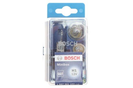 Комплект лампочок H1 12V (MiniBox) BOSCH 1987301102