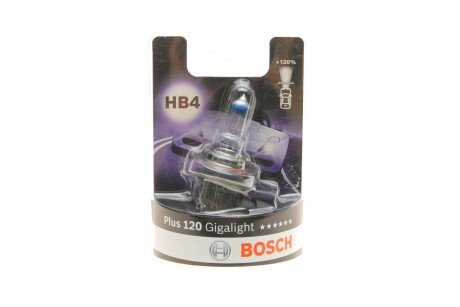 Лампа HB4 12V 51W Plus 120 Gigalight - кратн. 10 шт BOSCH 1987301132