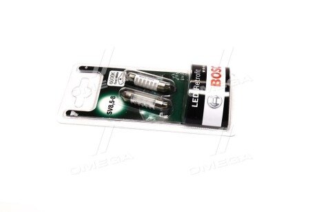 ЛАМПА 12V 1W C5W LED RETROFIT COOL (БЛІСТЕР 2 ШТ) (вр-во) BOSCH 1987301501