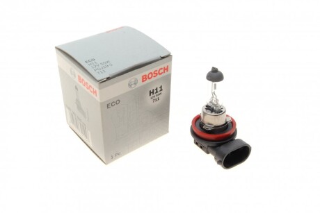 Лампа розжарювання H11 12V 55W PGJ19-2 ECO BOSCH 1987302806