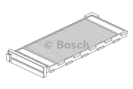 A_Повітряний фільтр салону 1118 Nissan Almera N15 BOSCH 1987431118