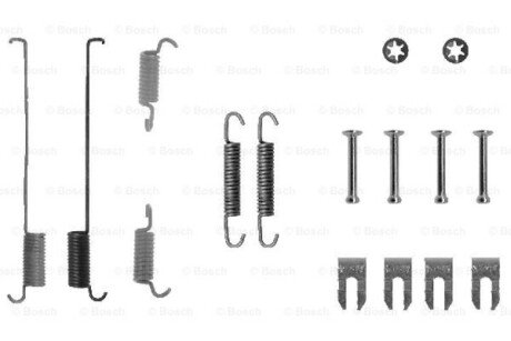 Комплект пружинок колодок ручника Fiat Brava/Bravo 93- (Lockheed) BOSCH 1987475219