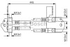 Гальмівний шланг BOSCH 1987481808 (фото 1)