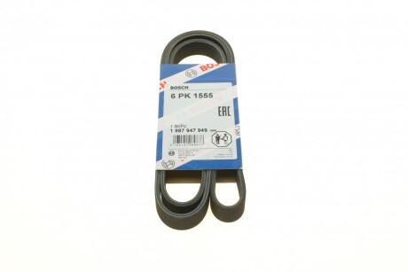 Дорiжковий ремінь 6PK1555 BOSCH 1 987 947 949