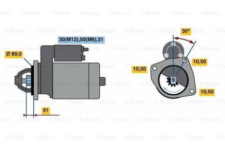 Стартер реставрація BOSCH F002G20486 (фото 1)