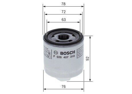 Фільтр масляний BOSCH F026407318