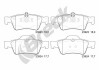Комплект гальмівних колодок BRECK 239230070200 (фото 1)