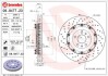 Гальмівний диск складається з двох частин BREMBO 09947723 (фото 1)