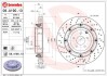 Гальмівний диск складається з двох частин BREMBO 09A19013 (фото 1)
