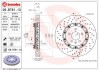 Гальмівний диск складається з двох частин BREMBO 09B78113 (фото 1)
