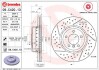 Гальмівний диск складається з двох частин BREMBO 09C42013 (фото 1)