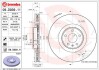 Гальмівний диск BREMBO 09D93911 (фото 1)