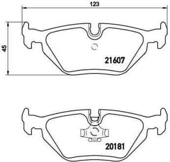 Фото гальмівні колодки дискові BREMBO P06013 Гальмівні колодки дискові BREMBO P06013