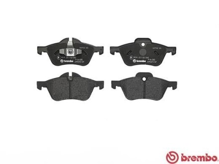 Гальмівні колодки дискові BREMBO P06 030 (фото 1)