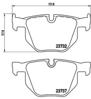 Гальмівні колодки тюнінгові BREMBO P06033X