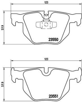 Гальмівні колодки тюнінгові BREMBO P06039X