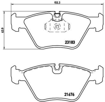 Гальмівні колодки тюнінгові BREMBO P06043X