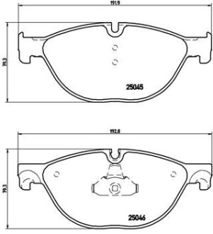 Гальмівні колодки дискові BREMBO P06 076 (фото 1)