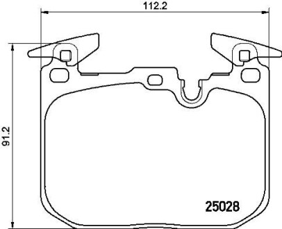 Гальмівні колодки тюнінгові BREMBO P06088X