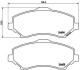 Комплект гальмівних колодок BREMBO P11025 (фото 1)